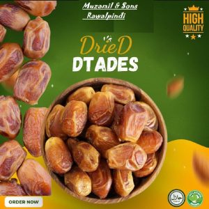High-Quality Dried Dates Zahidi Dates (Kajoor)  Pack