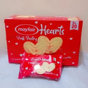 Hearts Puffs Pastry pack of 12
