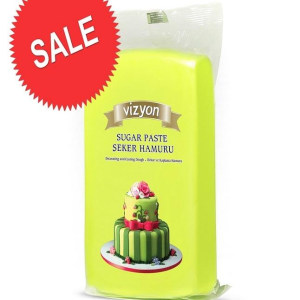 Light Green Color Sugar Paste-Fondant- Ready To Use - 1Kg