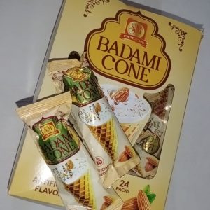 Badaami Cone With Crushed ingredients Pack of 24