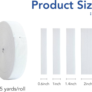 Wide Elastic Spool Elastic Cord - 1 Inch