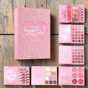 RomCom Dazzle Glow All-in-One Makeup Book Palette – Complete Makeup Kit