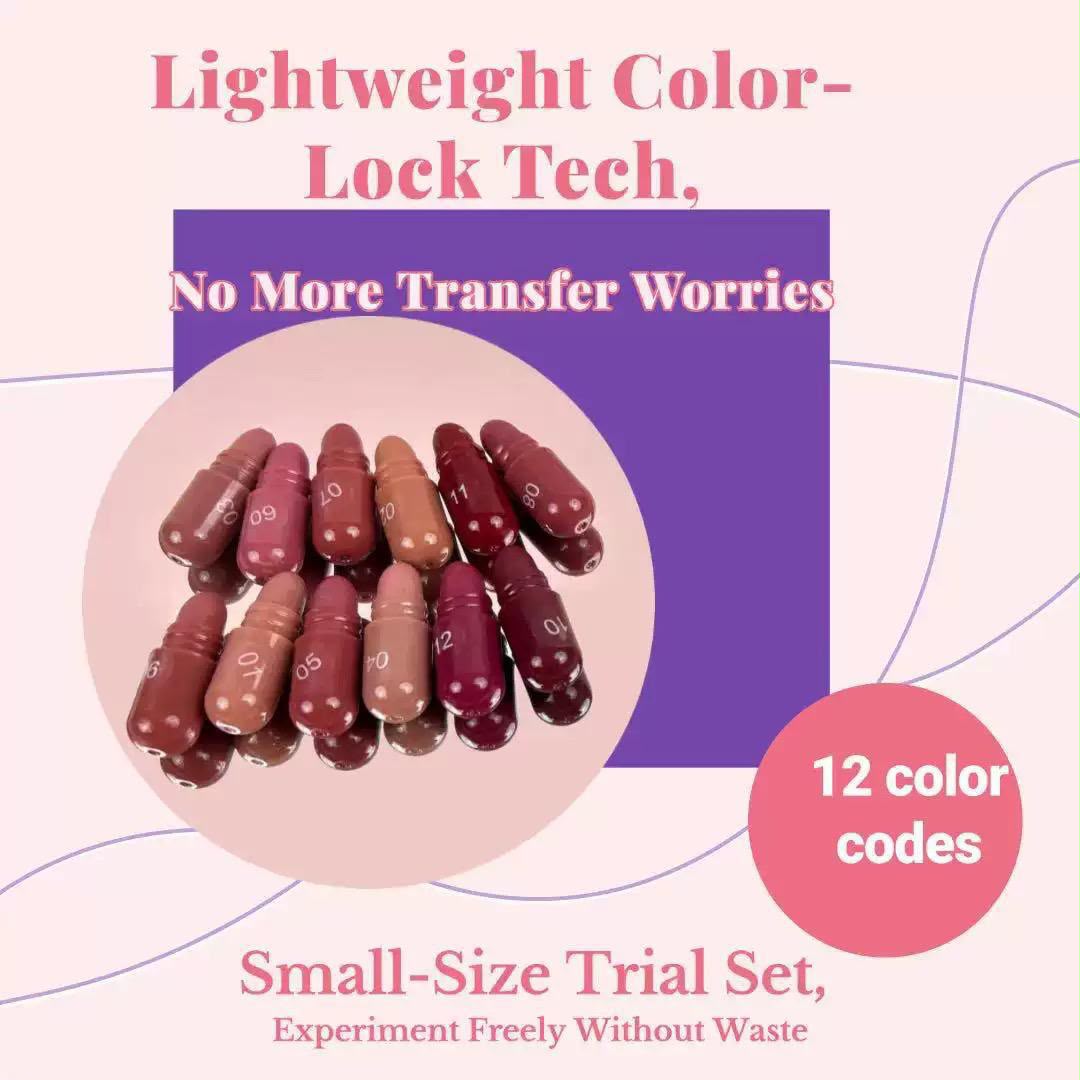 12 Colors Capsules Lipsticks – Silky Smooth Lip Color Pack - Image 2