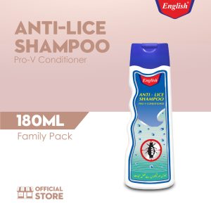 English Anti-Lice Shampoo – Quick & Effective Lice Removal 180ml