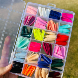 Artificial Nails Pack of 576 Nails | Full Cover False Nail Tips