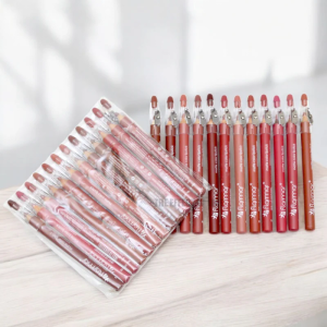 Flormar Set of 12 Lip Pencils – Long Lasting Lip Liner Set
