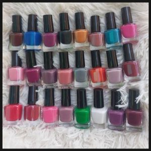 Pack of 24 - Peel Off Nail Paints - Nailpaint-Nail Paint/ Nail Polish, High Quality Peel Off Nail Paints / Peel Off Nail Polish in Multicolor,Pack of 24 Peel Off Nail Polish / Paints Peel Off Nail Polish for Women, Quick Dry and Long Lasting
