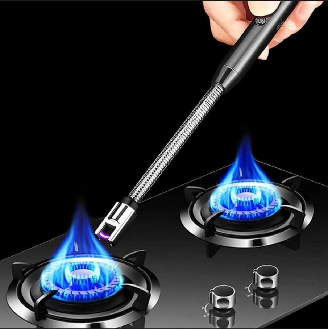Rechargeable Electric USB Lighter – Windproof Arc Lighter with LED Battery Display & Flexible Neck – Long Reach for Candles, BBQ, Stove, Grill & Camping – Flameless & Safe - Image 5
