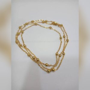 Golden moti  chain For Women