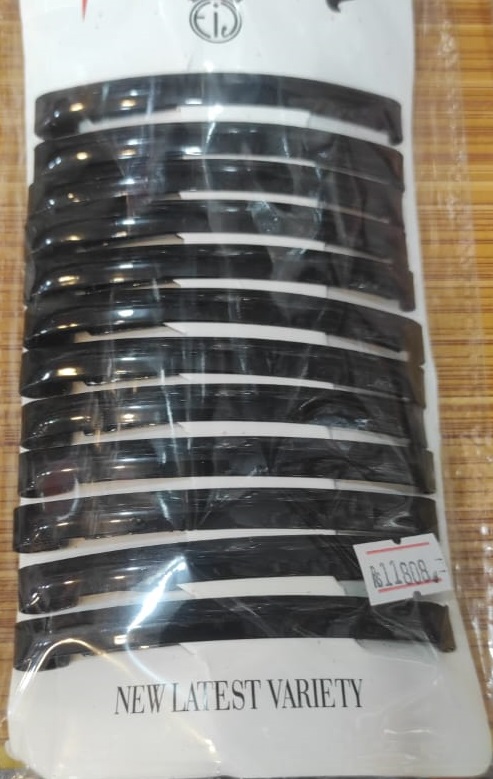 Pack of 12 Pieces Stainless Steel Slim Hair Pins for Women - Silver & Black - Image 6