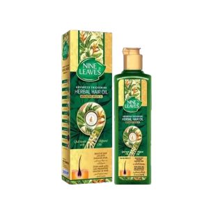 Argan Oil For Hair Growth Nine Leaves Herbal Hair Oil 200Ml [Special Big Discount Offer]