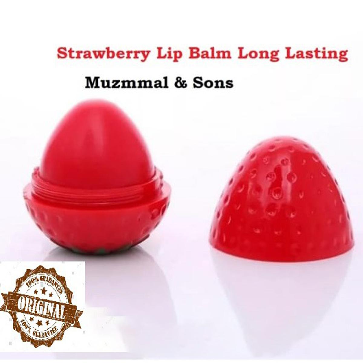Lip balm Emoji Fruit Flavor - Pure Natural Cute Round Ball Lips Blam Nourishing Repair - Image 3