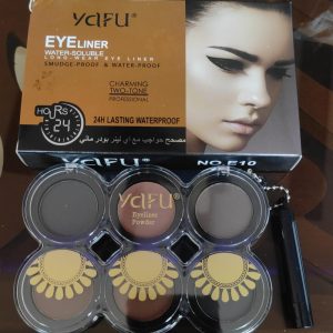 6 In 1 Liner & Eyebrow Kit - Black & Brown