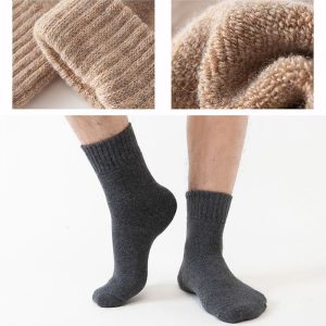 3Pairs of Mens Thick & Warm Wool Socks