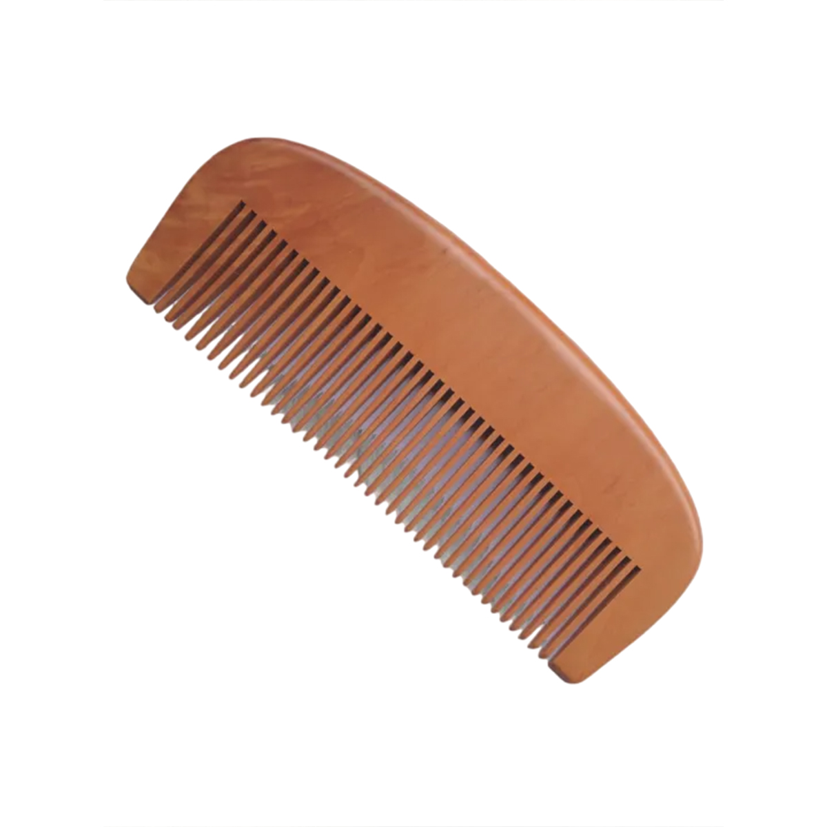Natural Peach Wood Comb – Premium Wooden Hair Brush for All Hair Types – Eco Friendly Handcrafted