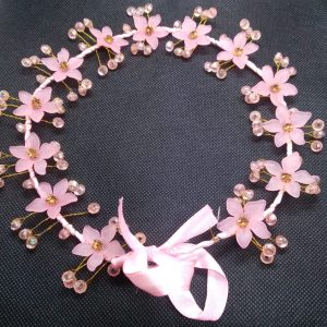 1pc Flower Tiara Crown For Women Bridal Crown For Girls Wedding Princess Birthday Accessories Flower Ring Couple Rings Hair School Parties