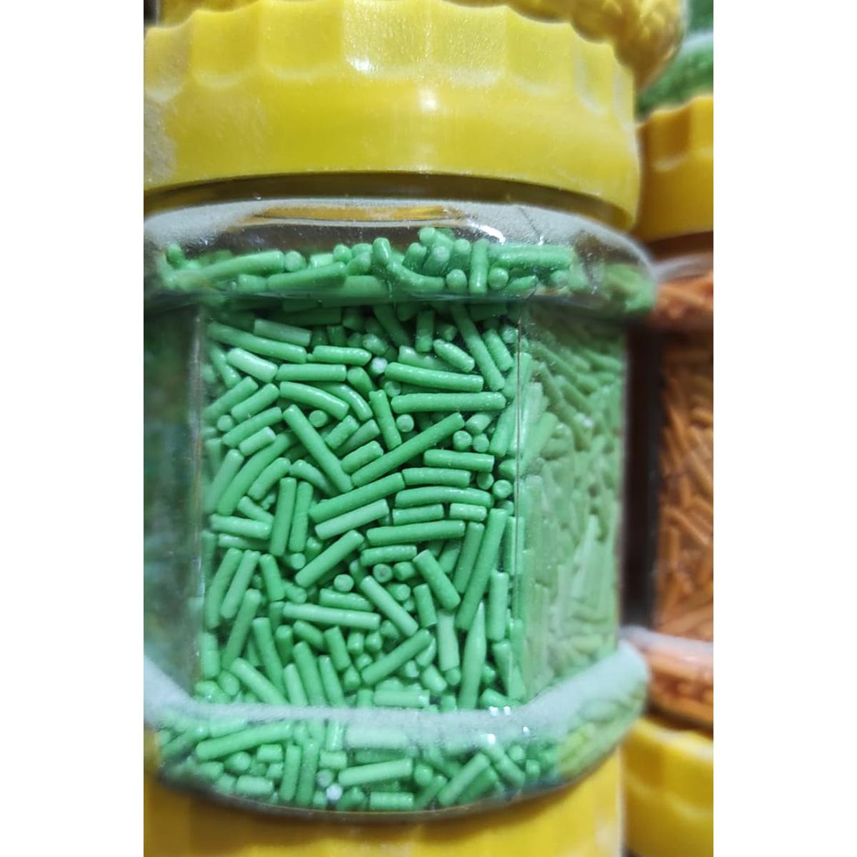Cake Decorating Green Sprinkles 100 Gram Pack