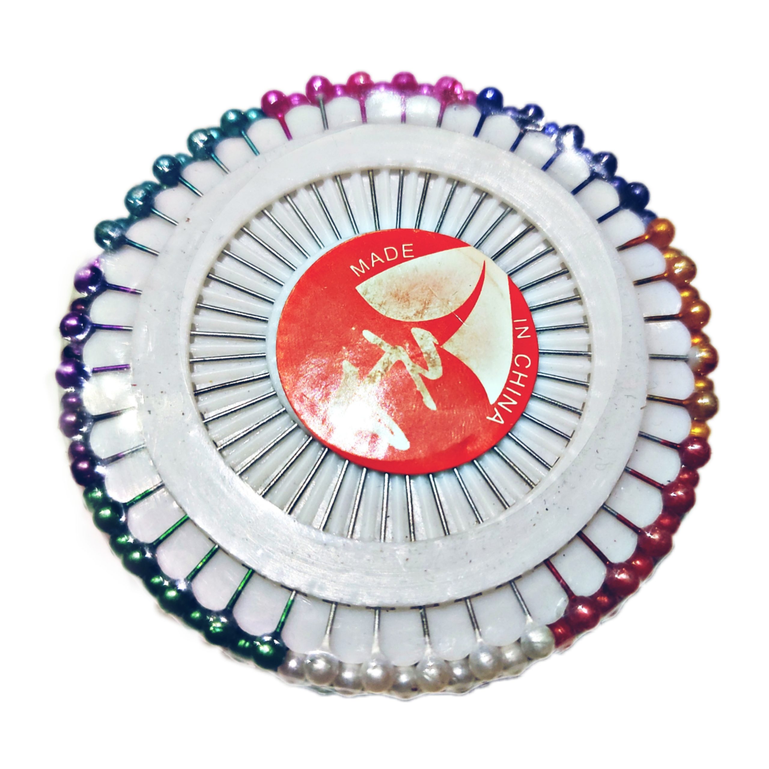 Pack of 6 Hijab Pins Multi Color Hijab Pin Scarf Pins 6 Cards - 40 Pins in a Card - Image 3