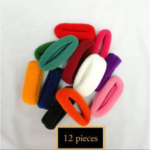12 pieces hair pony for girls large hair ties for girls hair bands