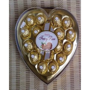 Heart Crunchy Chocolate Box-18pcs