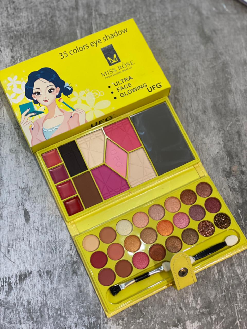 35 Color Eye Shadow & Blush Lipstick Palette