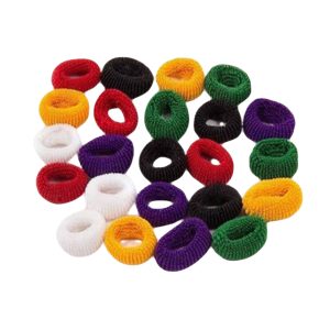Pack Of 24 Hair Pony Ties For Girls - Multicolor, Trendy Hair Accessories, Premium Quality For Stylish Hairstyles