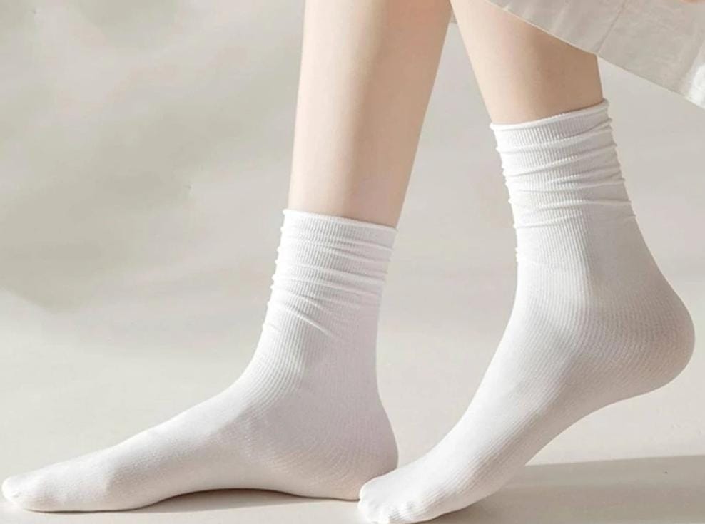 5Pcs Ultra Thin High Quality Skin Color Ankle Socks- Breathable- Elastic- for Girls compression Sock - Image 3