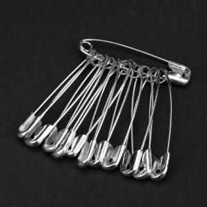 Silver Safety Pins Sewing Tools Accessory Stainless Steel Needles