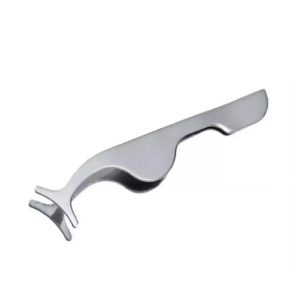 Eyelashes Eyebrow Stainless Auxiliary Tweezers Clip