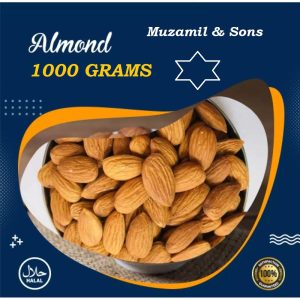 Almond Nuts Large Size [ Badaam Giri - High Quality - Fresh Stock - 1000grams Pack - #DryFruit #Freshstock #highquality #bestofferedprice #badaamgiri #almondswithoutshell #badam