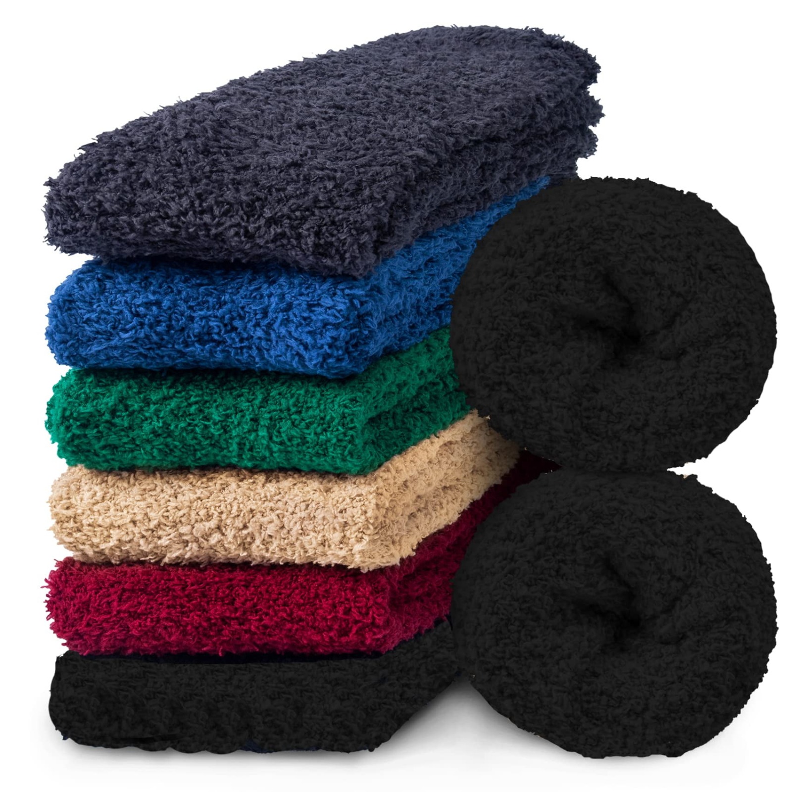 Girls Fluffy Cosy Bed Winter Socks Towel Socks Fuzzy Sock Fluffy Warm Winter Cozy Socks Random colors - Image 4