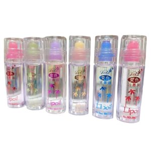 Lip Oil Emoji Fruit Flavor - Pure Natural Cute Round Ball Lips Oil Nourishing Repair