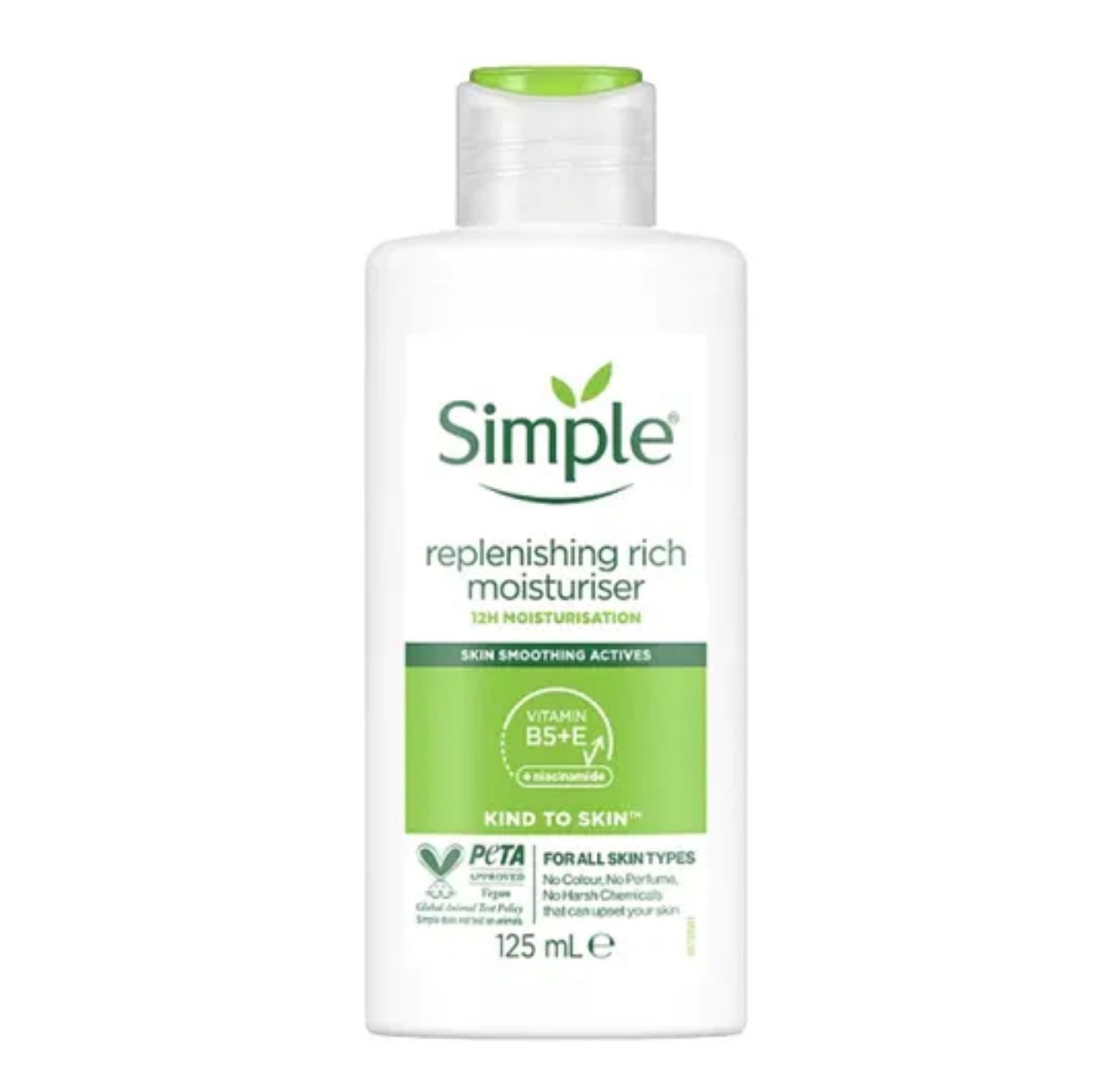 Simple Kind to Skin Hydrating Light Moisturiser 125ml – Best Face Moisturizer for Dry & Sensitive Skin - Image 2