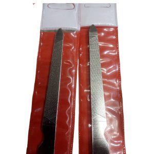 Pair Of Stainless Steel Nail Filer - Silver