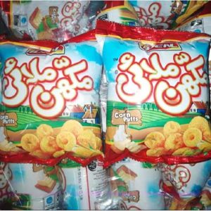 Makhan Malai Corn Puff Snacks 12 Pcs per Bag Corn Puff Snack