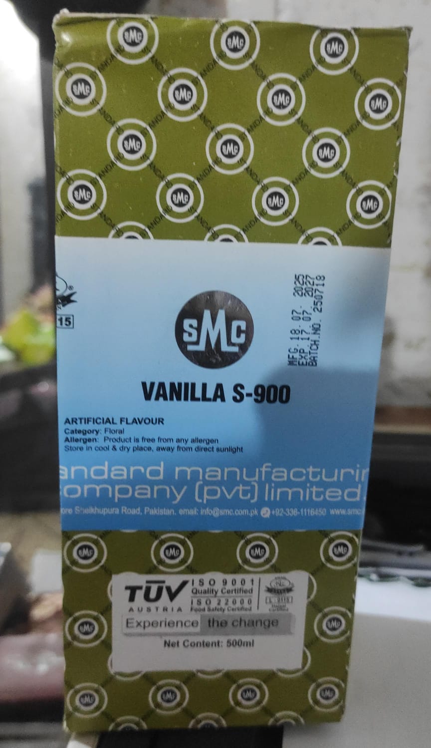 Food Essence -Vanilla Artificial Flavour-500Ml
