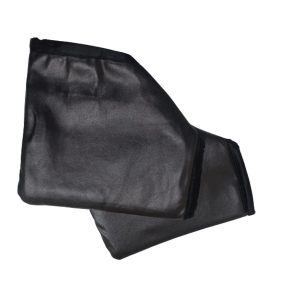 Motorcycle Handlebar Gloves Thermal Warm Winter Leather Windproof Waterproof Black Size 11 x 9.8 Inches Universal