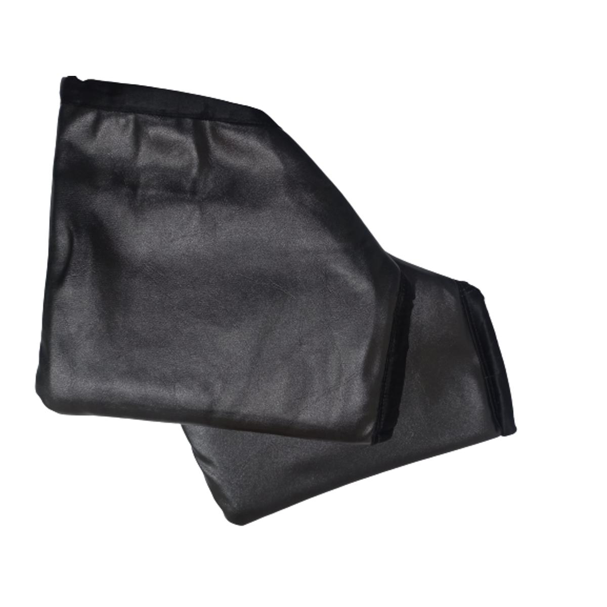 Motorcycle Handlebar Gloves Thermal Warm Winter Leather Windproof Waterproof Black Size 11 x 9.8 Inches Universal