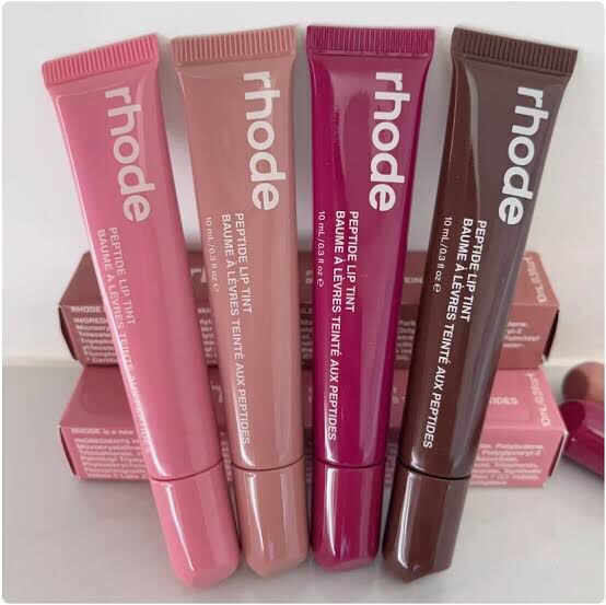 Korean Rhode Lip Peptide Tint – Moisturizing Lip Tint & Gloss | Lip Shinner, Balm & Lipgloss Korean Formula for Lip Therapy, Lip Stain & Lip Treatment | Hydrating She Moisturizing Formula for Smooth, Glossy Lips – All-in-One Lip Care Solution" - Image 2