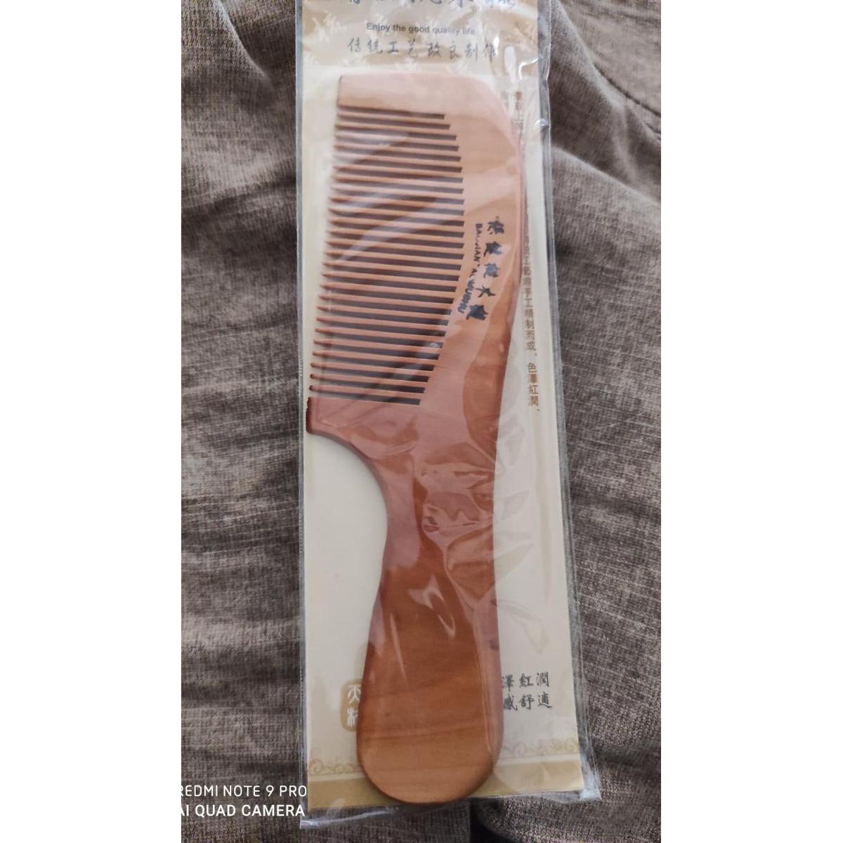 Peach Handle Wood Comb - Image 2