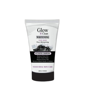 Glow and Clean Whitening Activated Charcoal Face Wash