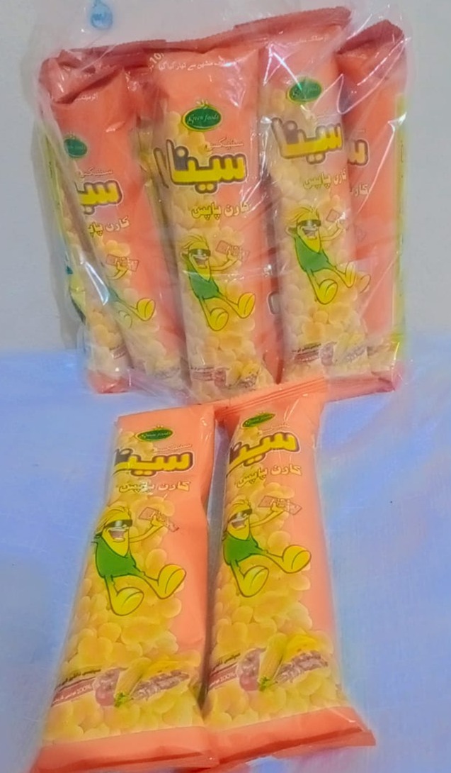 Seena Corn Pops Papad Pack of 12 - Image 2