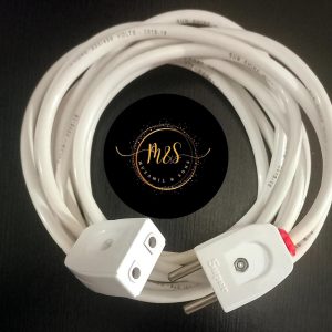 Flexible Extension Cable with 2-Pin Male Female Electric Plug and Socket HQ 40/76 Two Core Round Wire / Cord for Multipurpose uses/Extension Wire/Extension Lead/Extension Board
