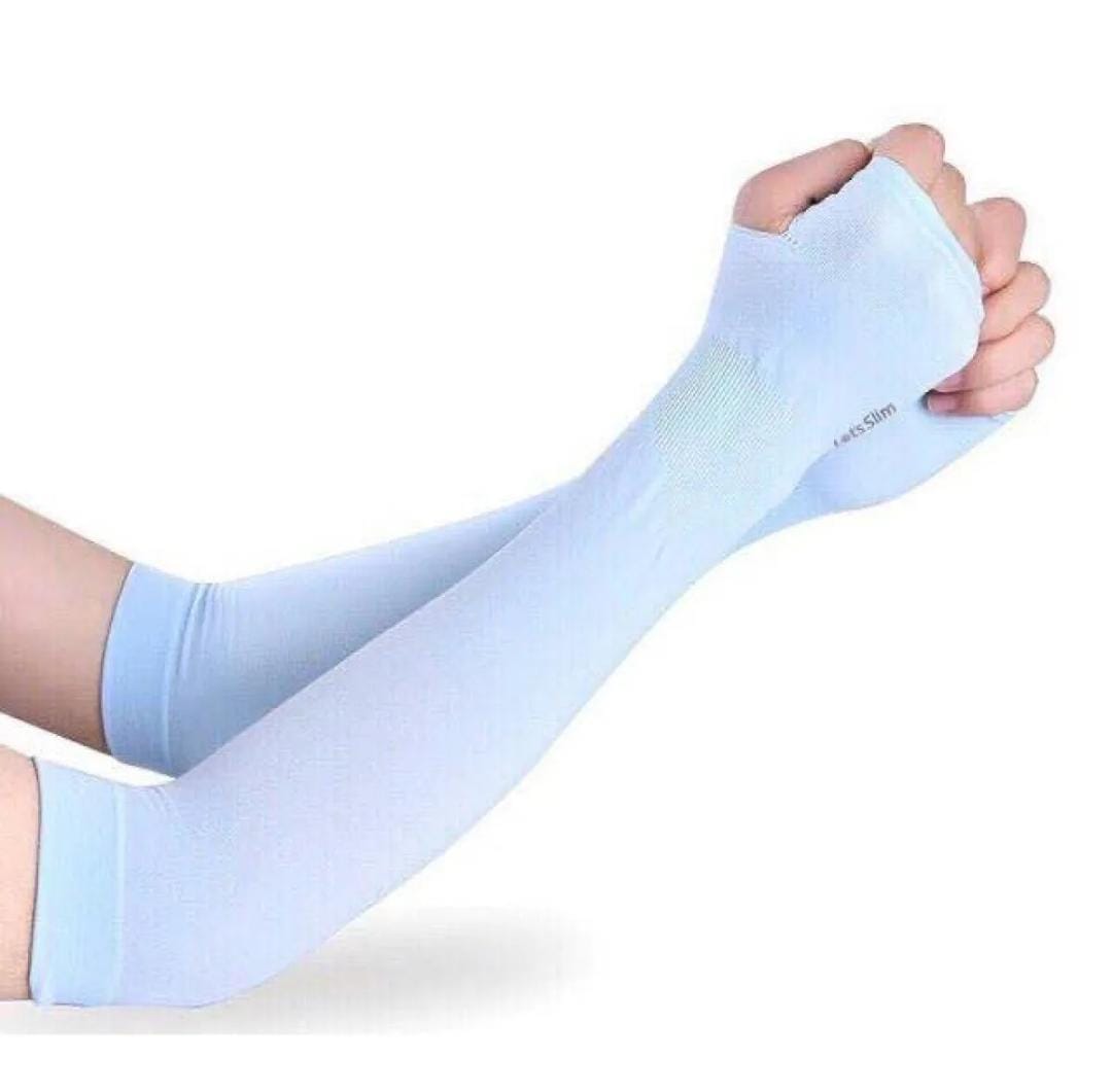 Ice Silk Sleeve Sunscreen Cuff Arm Uv Sun Protect AntiSlip Summer Outdoor Riding Sunlight - Image 7