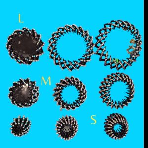 Fashion Women Bun Crystal Hair Buckle Hair Clip Bird Nest Expanding For Hair Accessories Female Ponytail Headwear