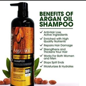 Argan Oil Extract Protein Hair Shampoo Anti-Hari Fall Renewal 900ml