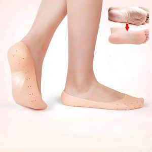 Anti Crack Full Length Silicone Foot Protector Moisturizing Socks for Foot-Care and Heel Cracks