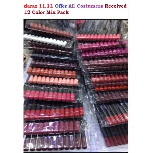 Pack Of Lip Liner Pencil Matte- Eyeliner pencil- Multicolor