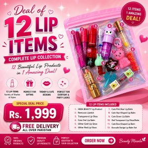 12 Cute & Trendy Lip Products in 1 Deal