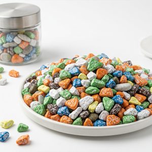 Every Season Stone Shape Milky Dark Imported Tasty Marble Chocolate Assorted Sweet Snack Dessert Treat Box